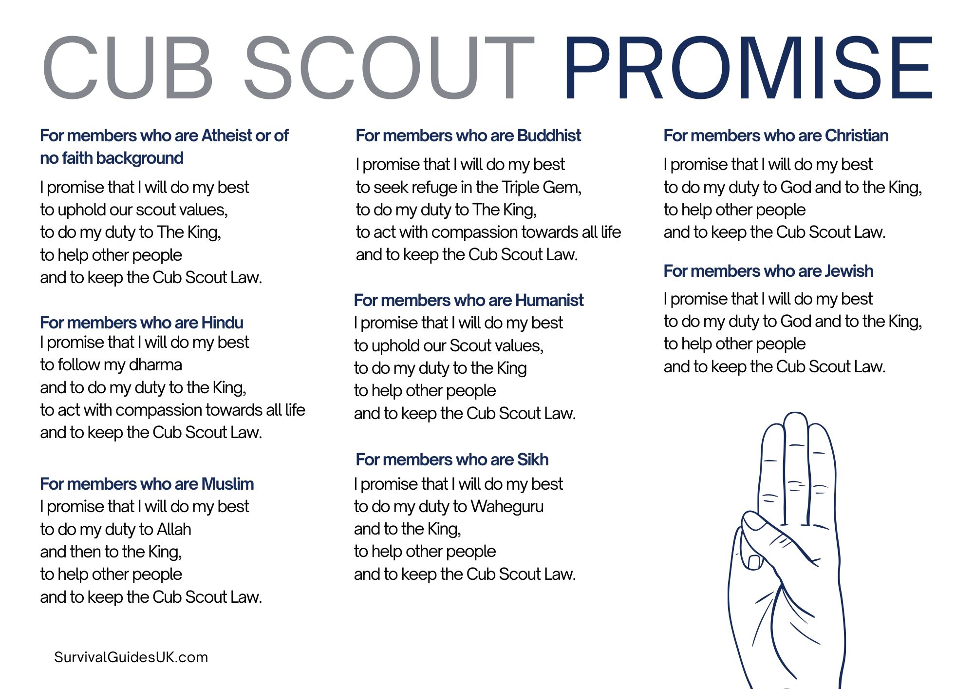 Cub Scout Promise Printable | Free PDF