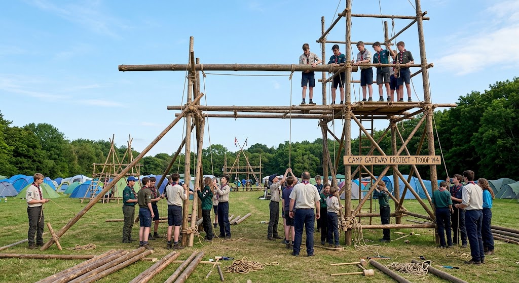 Large-Scale Pioneering: Scout Campcraft Guide
