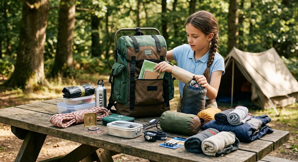 first Scout camp