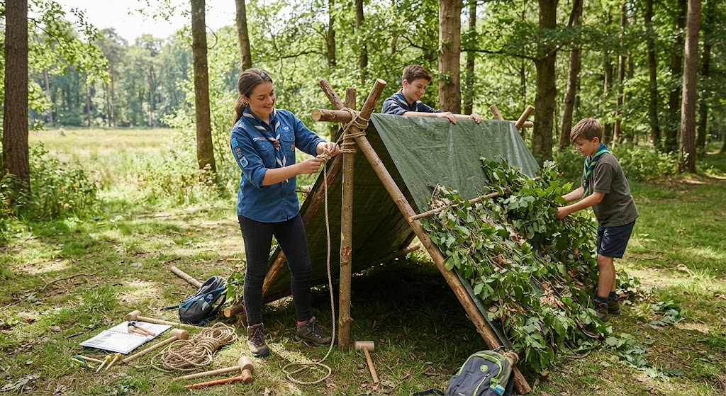 shelter building activity
