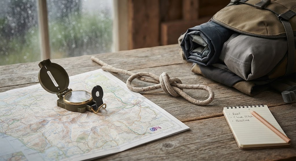 Outdoor Skills You Can Practise on a Rainy Day