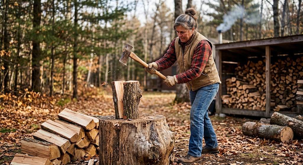 Splitting Firewood Safely | Scout Woodcraft Skills